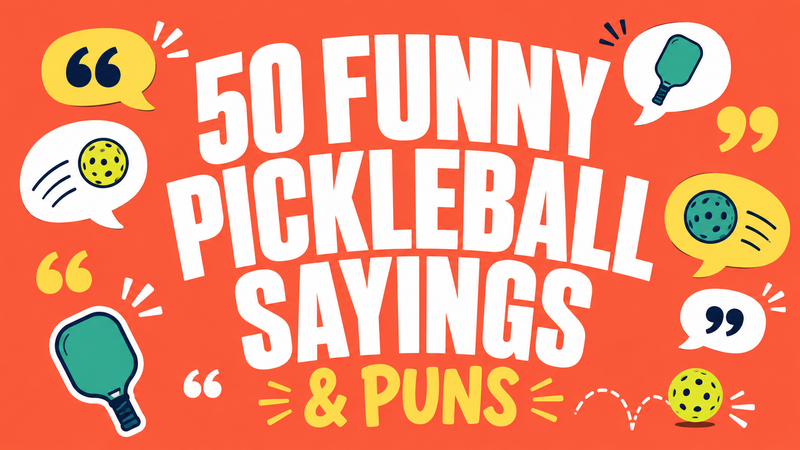 50 Funny Pickleball Sayings and Puns That Every Player Knows