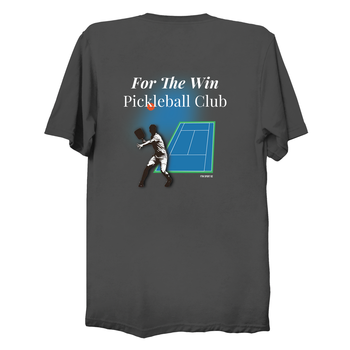 For The Win Pickleball club | Stylish Pickleball T-Shirt