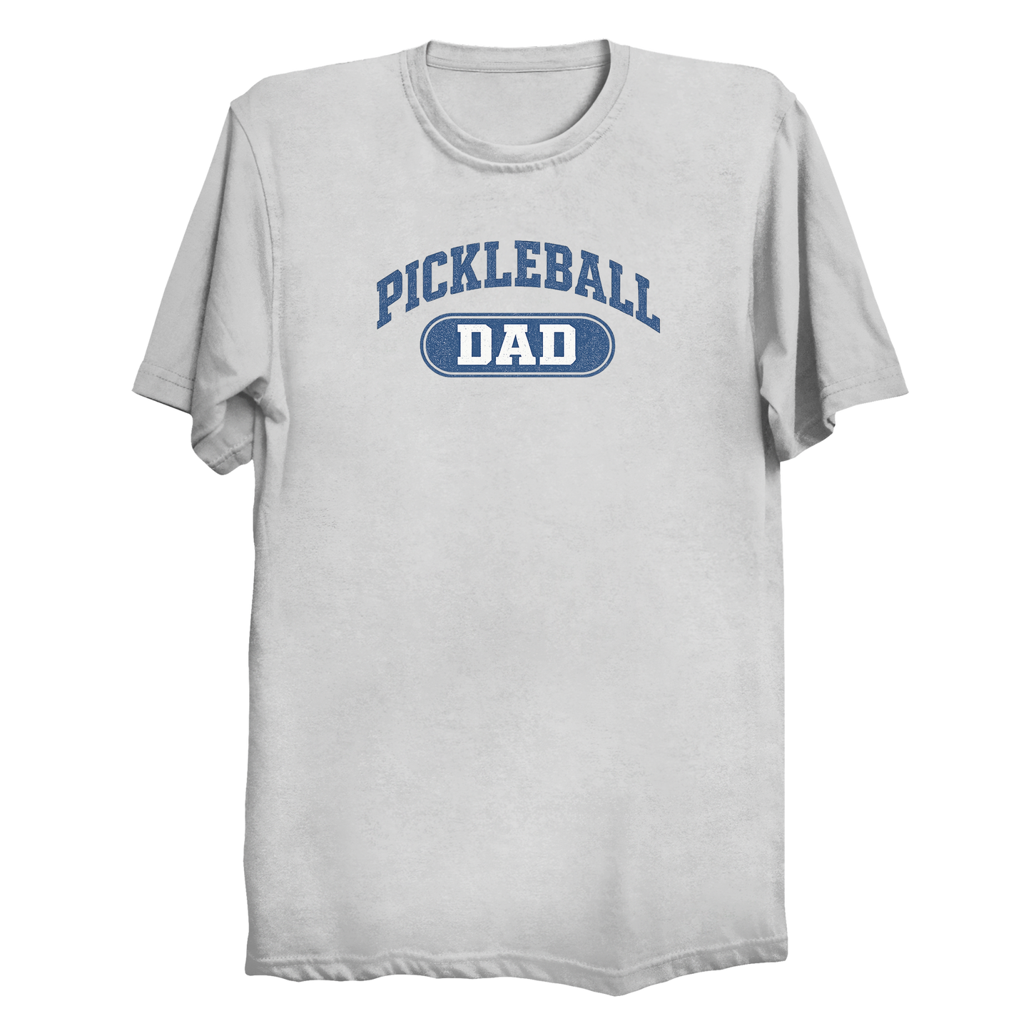 Pickleball Dad collegiate t-shirt front design