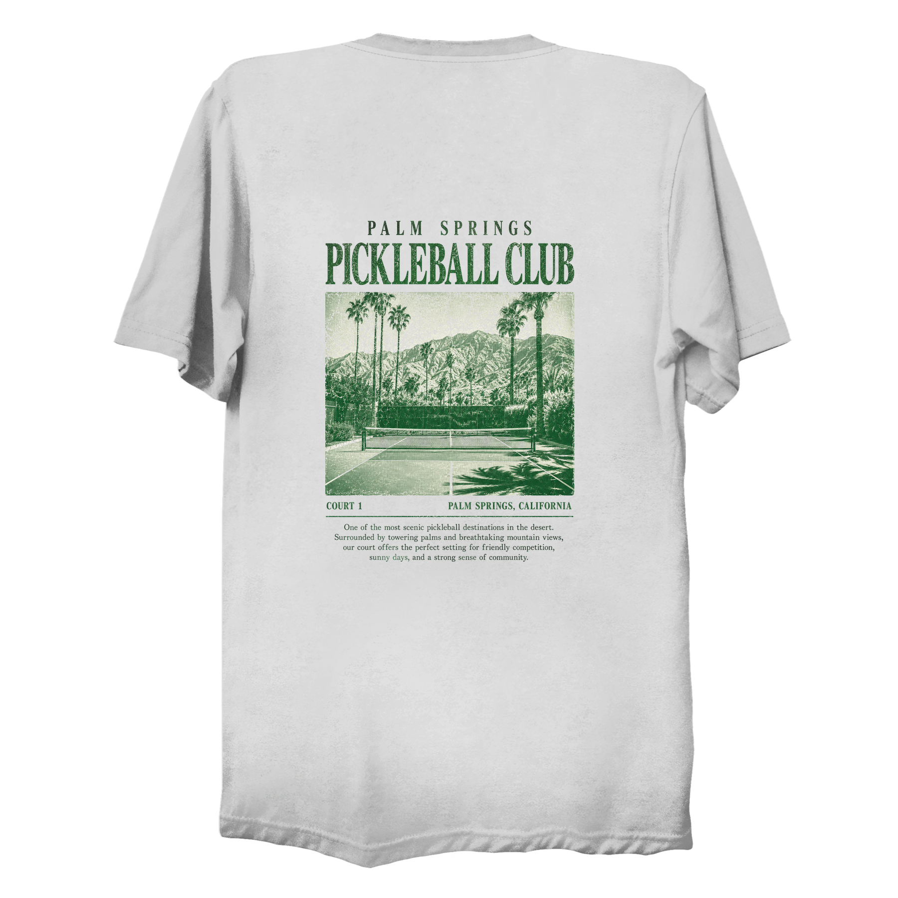 Palm Springs Pickleball Club vintage t-shirt - retro pickleball gift
