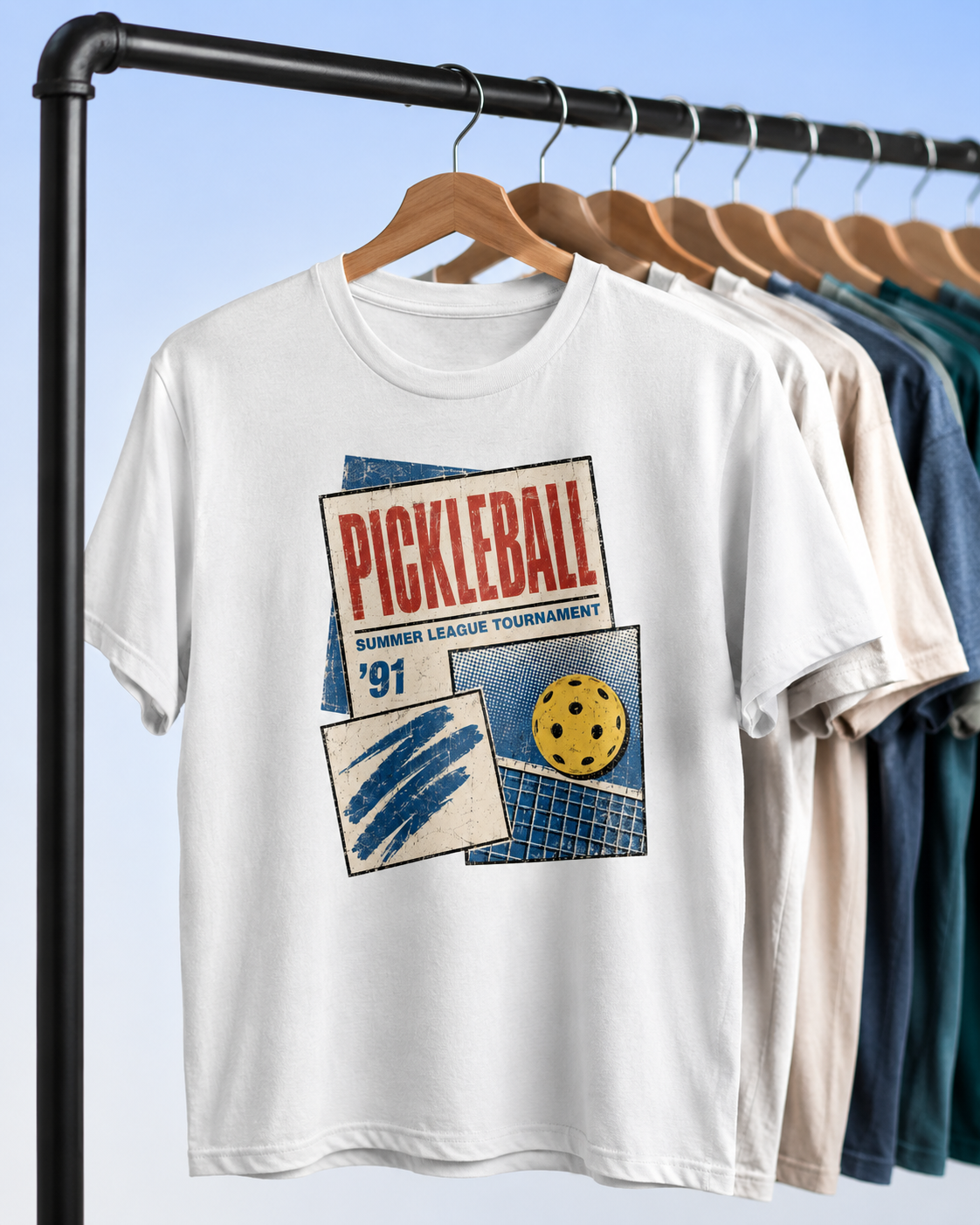 Pickleball '91 vintage tournament t-shirt - retro pickleball gift
