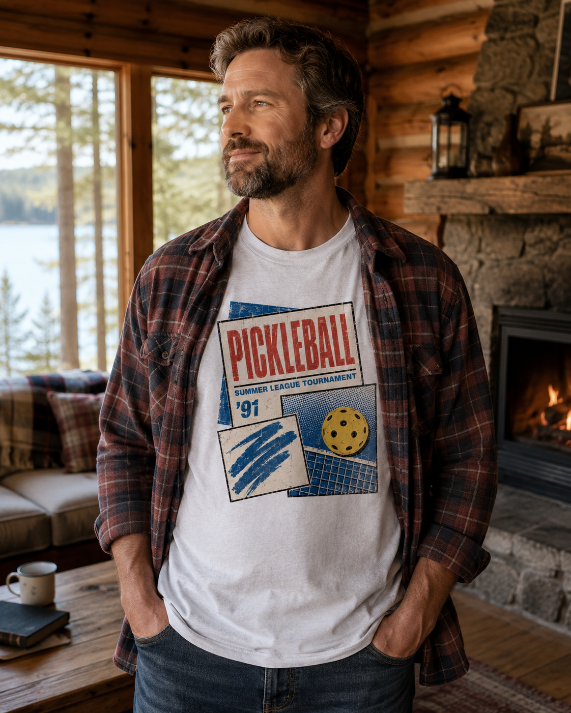 Pickleball '91 vintage tournament t-shirt - retro pickleball gift
