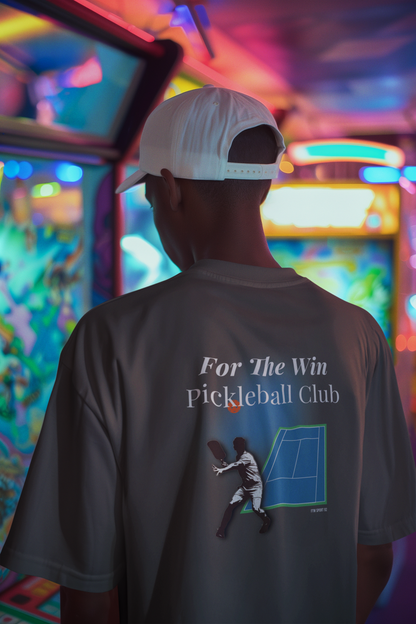For The Win Pickleball club | Stylish Pickleball T-Shirt