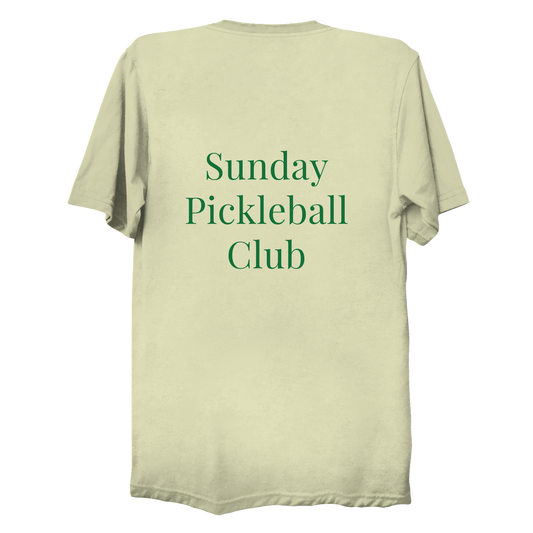 Sunday pickleball club | Stylish Pickleball T-Shirt