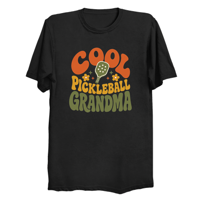 Cool Pickleball Grandma t-shirt in Black