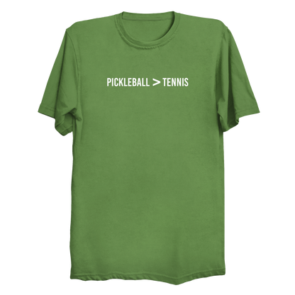 Pickleball better than tennis | Funny Pickleball T-Shirt