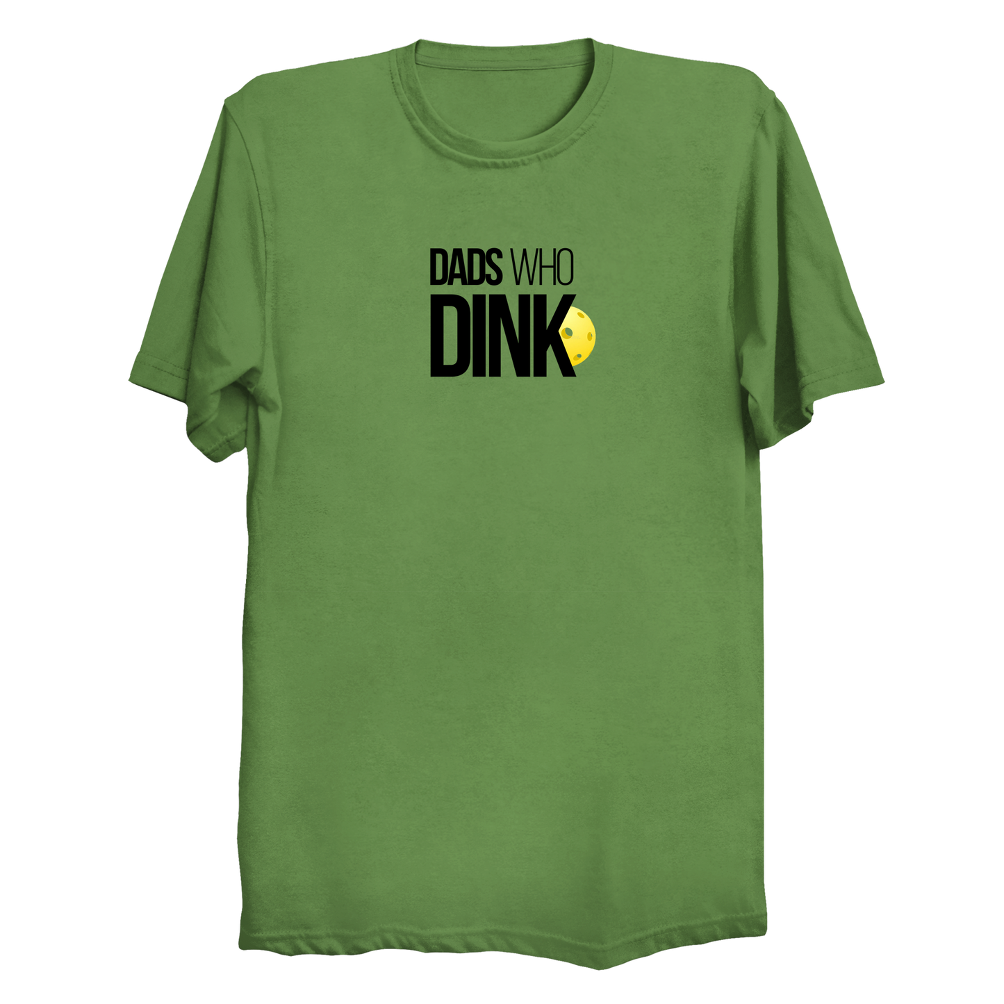 Dads Who Dink pickleball t-shirt in Kelly green