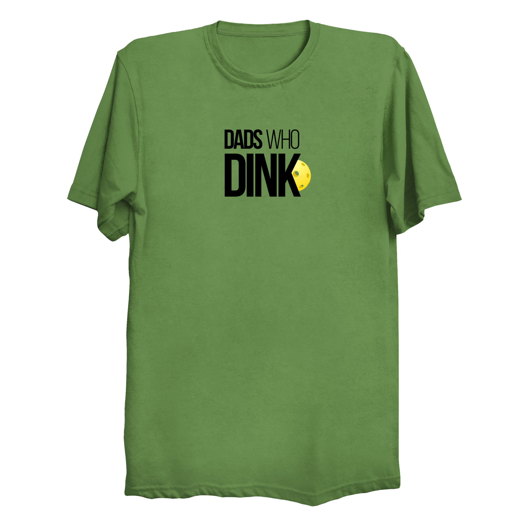 Dads Who Dink pickleball t-shirt in Kelly green