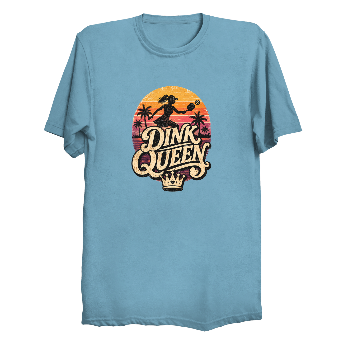 Dink Queen pickleball t-shirt - funny pickleball gift for women
