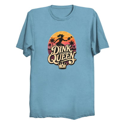 Dink Queen pickleball t-shirt - funny pickleball gift for women
