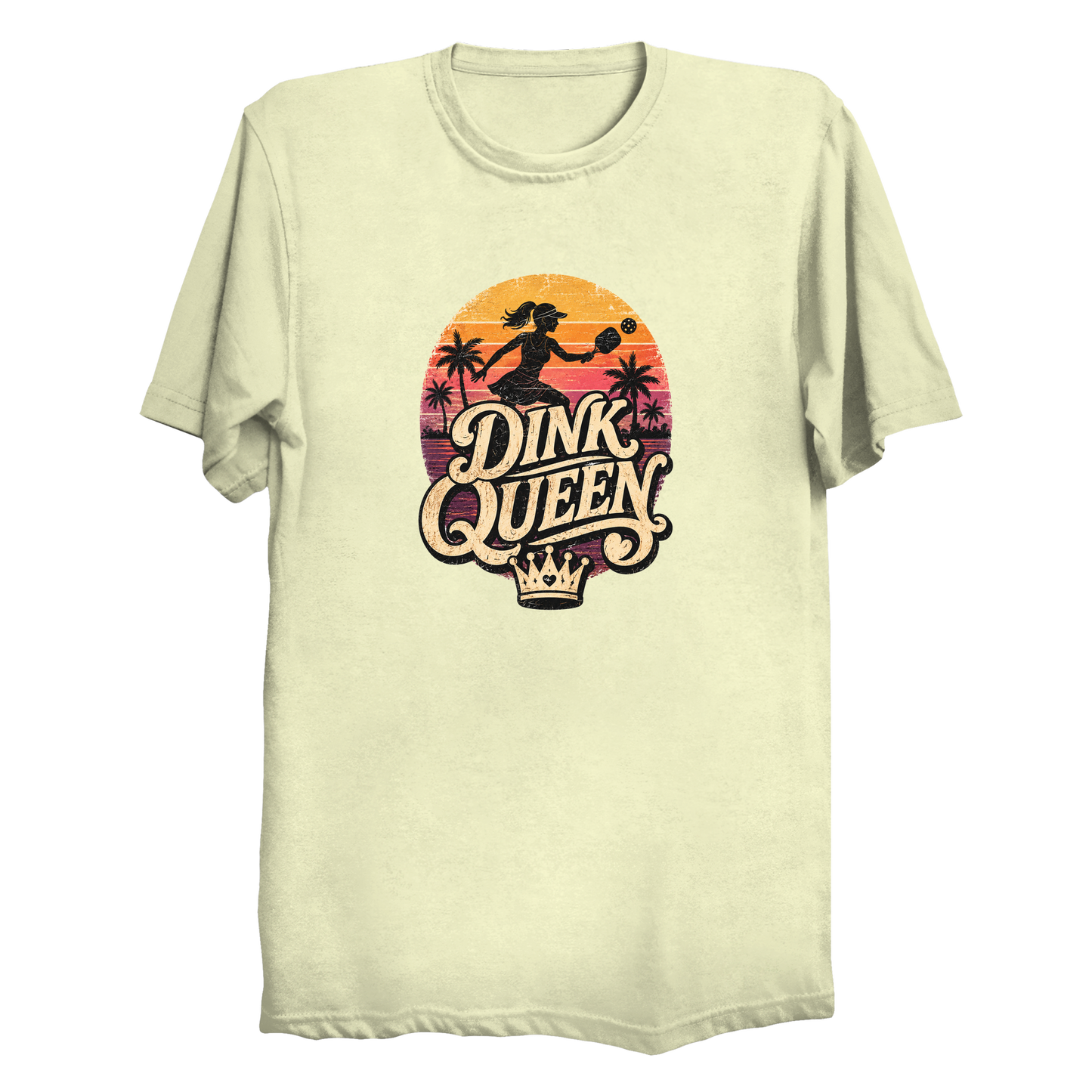 Dink Queen pickleball t-shirt - funny pickleball gift for women
