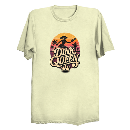 Dink Queen pickleball t-shirt - funny pickleball gift for women
