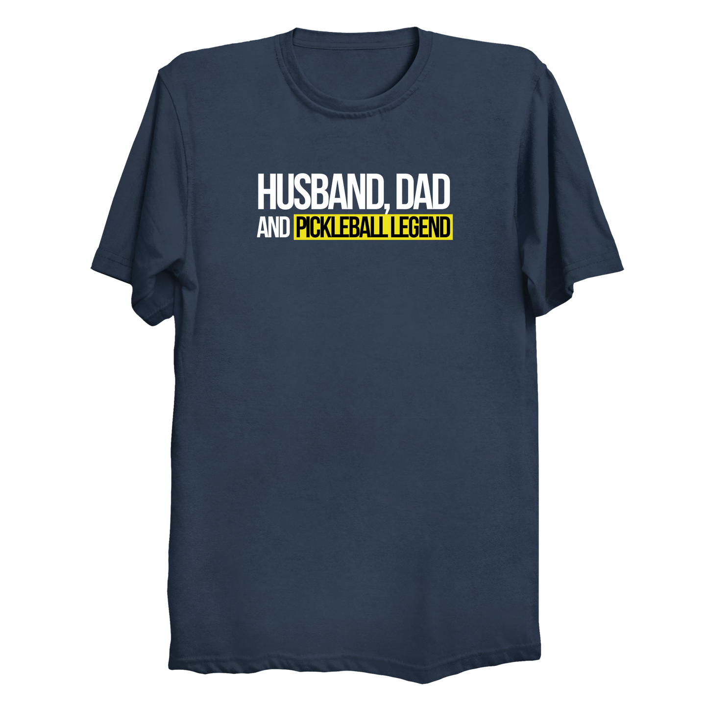 Husband Dad Pickleball Legend t-shirt in Navy