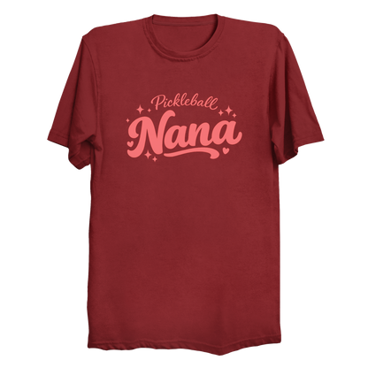 Pickleball Nana t-shirt in True Red