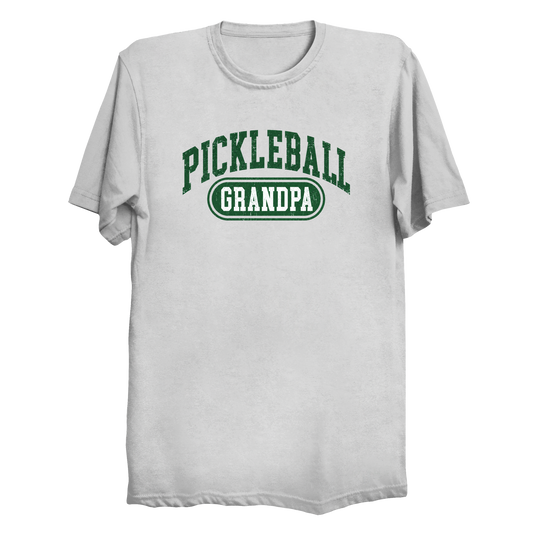 Pickleball Grandpa t-shirt in White