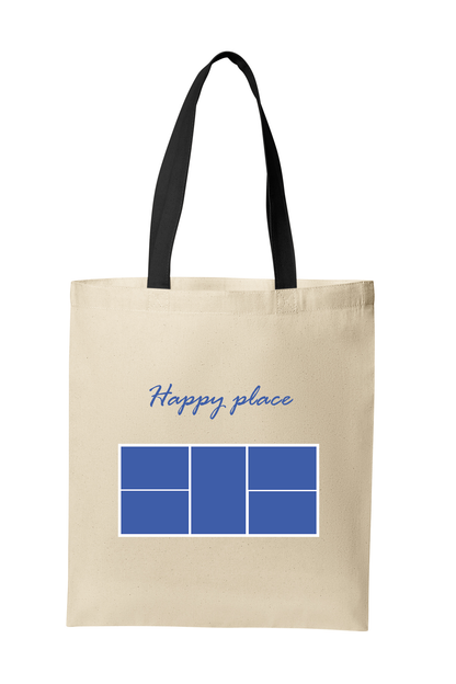 Happy place pickleball court |  Stylish Pickleball Tote