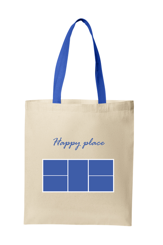 Happy place pickleball court |  Stylish Pickleball Tote
