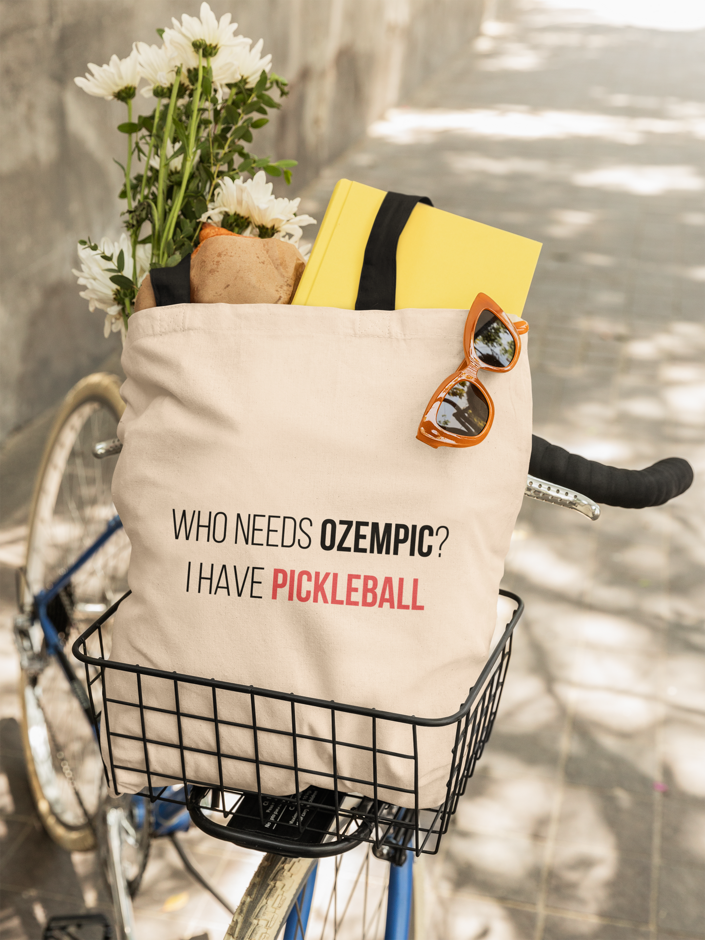 Who needs ozempic? I have Pickleball | Funny Pickleball Tote