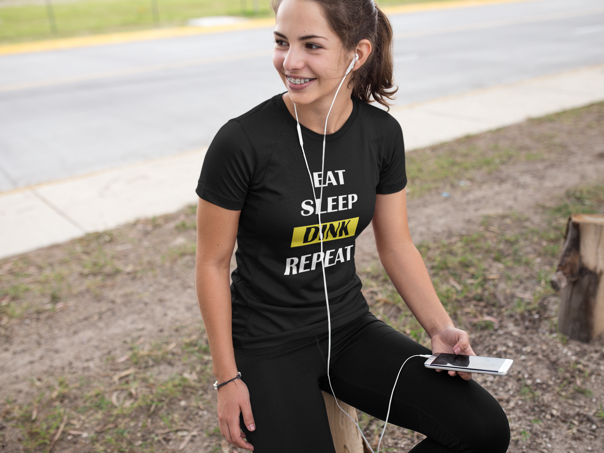 Eat Sleep Dink Repeat pickleball t-shirt - funny pickleball gift
