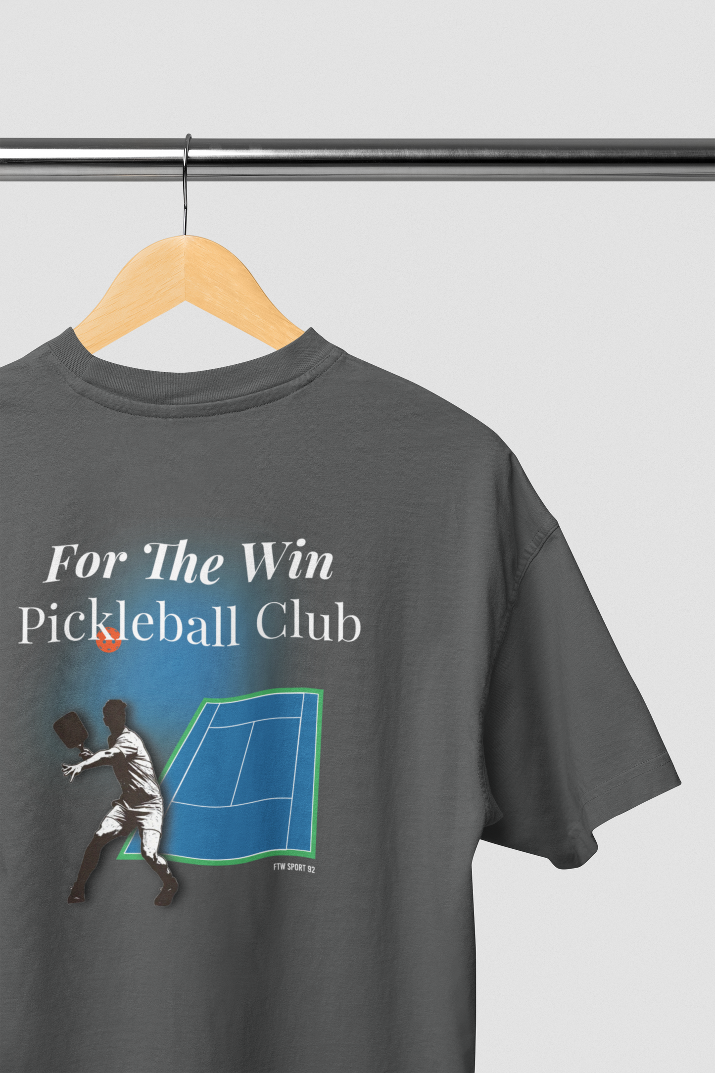 For The Win Pickleball club | Stylish Pickleball T-Shirt