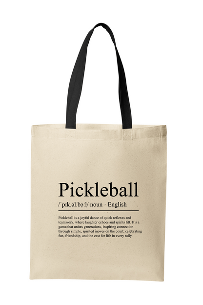 Pickleball definition | Stylish Pickleball Tote