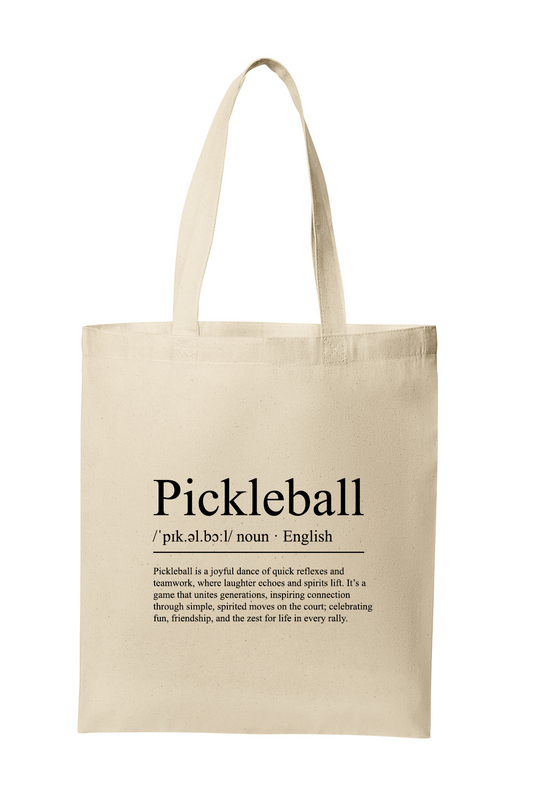 Pickleball definition | Stylish Pickleball Tote